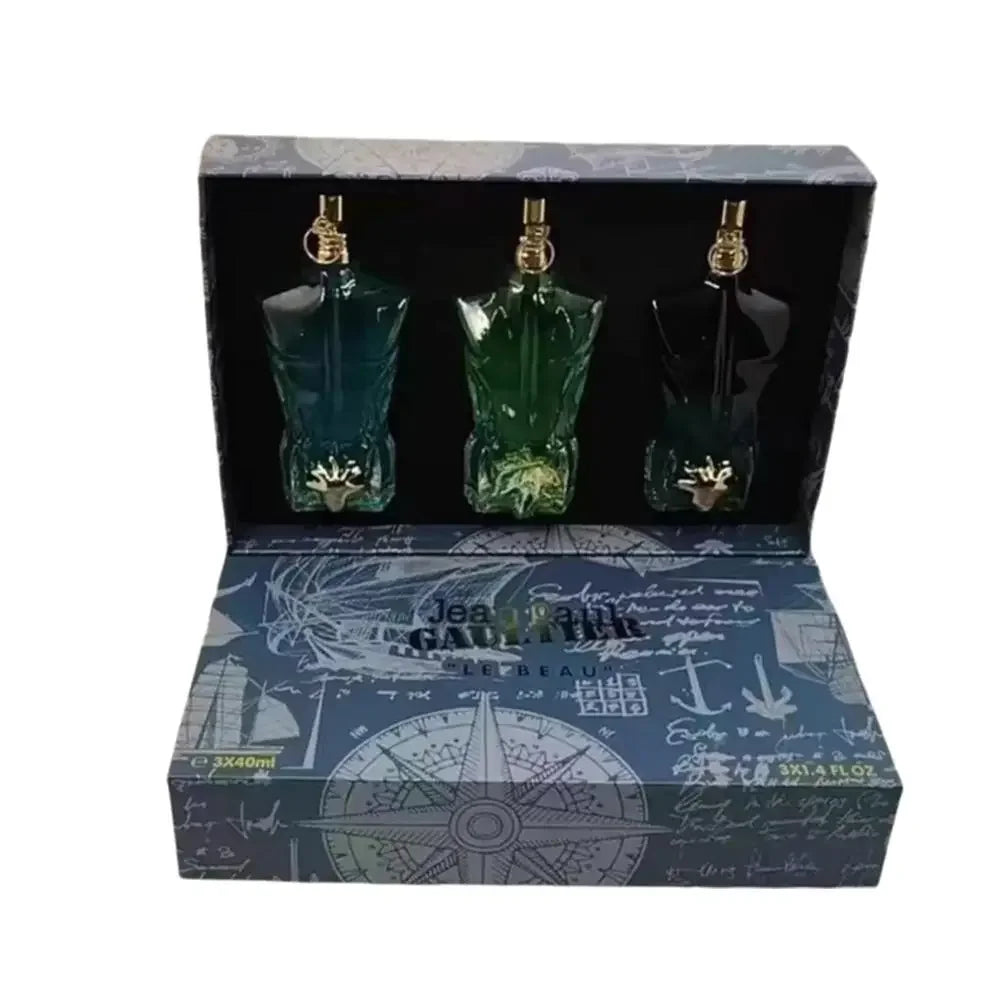 Gaultier Nude Man Perfume Kit Long Lasting Pheromone Cologne Spray for Business Men Eau De Parfum Fragrance Gift Set