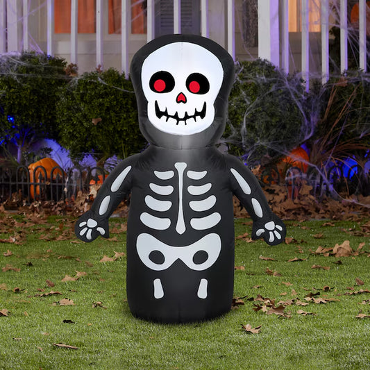 3.51-Ft Lighted Skeleton Inflatable