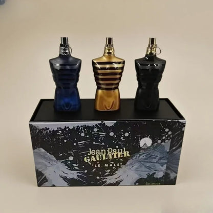 Gaultier Nude Man Perfume Kit Long Lasting Pheromone Cologne Spray for Business Men Eau De Parfum Fragrance Gift Set