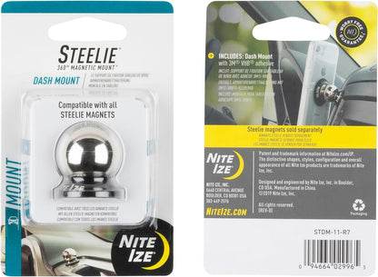 Steelie Dash Mount - Additional Car Mount Dash Ball for Steelie Magnetic Phone Mounting System - Cell Phone Accessories for Dashboard Mount Set