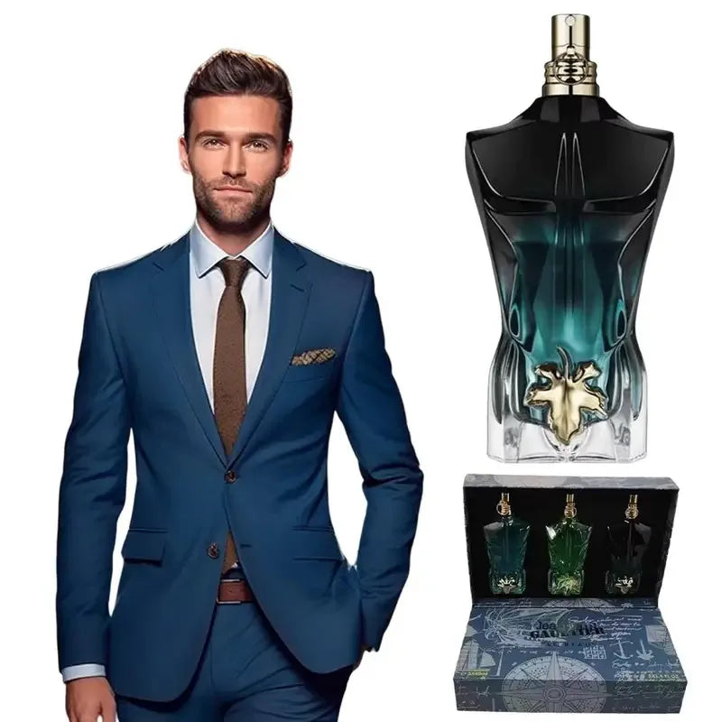 Gaultier Nude Man Perfume Kit Long Lasting Pheromone Cologne Spray for Business Men Eau De Parfum Fragrance Gift Set