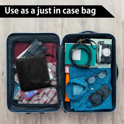 Duffel Bags for Traveling 80L Carry on Foldable Weekender Overnight Bag for Men Women Waterproof Weekend Travel Duffle Bags with Shoe Compartment,Black