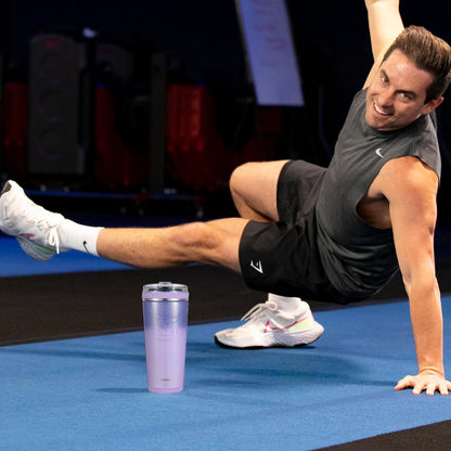 Insulated Stainless Steel Tumbler | 20 Oz, Lilac Dreaming | 30+ Hours Cold & 12+ Hours Hot | Removable Straw and Drink Spout | Odor-Free Tumbler Cup for Coffee, Tea, Smoothies, Cocktails