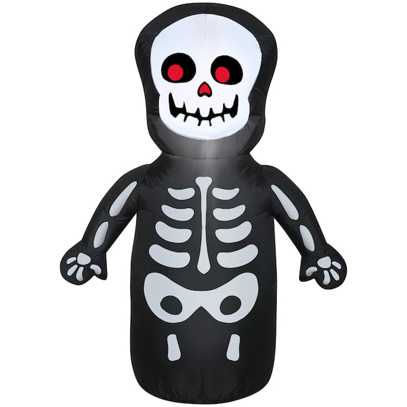 3.51-Ft Lighted Skeleton Inflatable