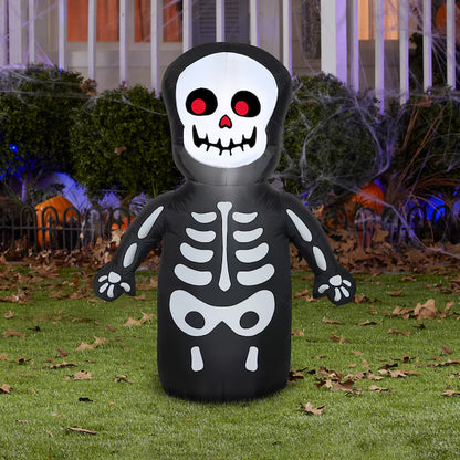 3.51-Ft Lighted Skeleton Inflatable