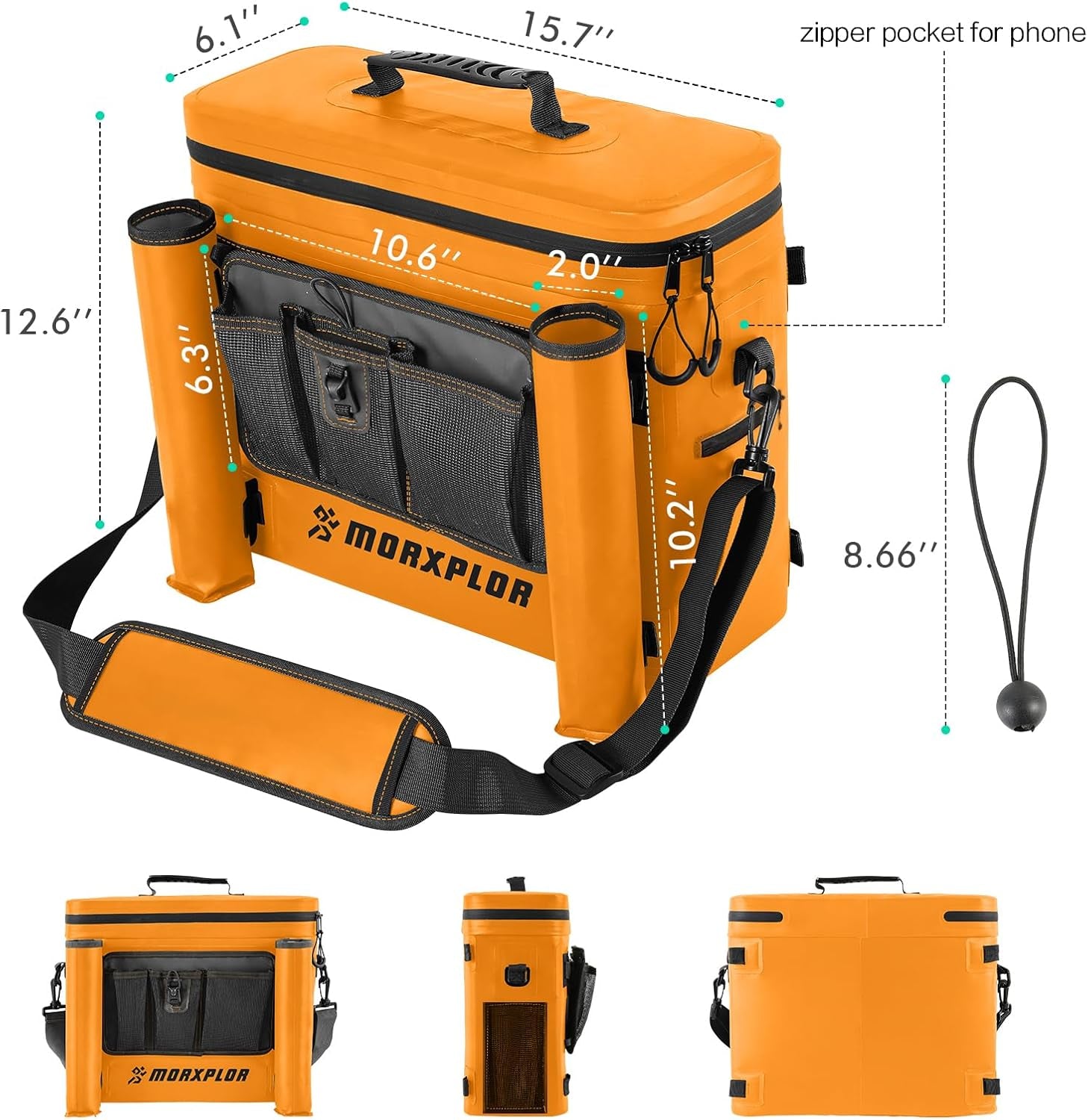 Kayak Cooler,Waterproof Kayak Seat Back Cooler for Kayaking,Kayak Accessories Cooler Bag,Protable Ice Chest,Beach Cooler,Travel Cooler for Camping or Lunch Bag