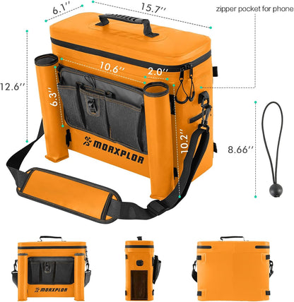 Kayak Cooler,Waterproof Kayak Seat Back Cooler for Kayaking,Kayak Accessories Cooler Bag,Protable Ice Chest,Beach Cooler,Travel Cooler for Camping or Lunch Bag