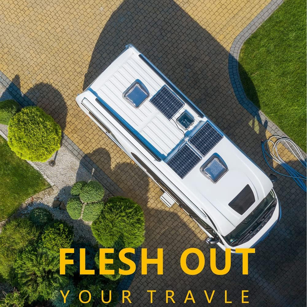 RV Vent Insulator 14″X14″X3″, 2 Piece Universal RV Skylight Cover with Reflective Surface, Skylight Shade Energy Savings Sunroof Fits for 14 Inch X 14 Inch Rv/Camper Vents