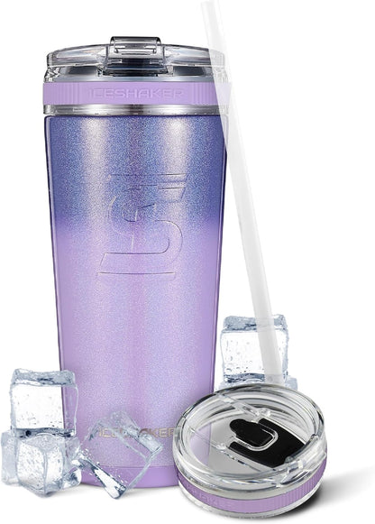 Insulated Stainless Steel Tumbler | 20 Oz, Lilac Dreaming | 30+ Hours Cold & 12+ Hours Hot | Removable Straw and Drink Spout | Odor-Free Tumbler Cup for Coffee, Tea, Smoothies, Cocktails